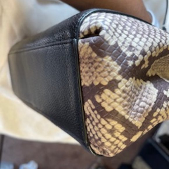 COACH NWT LEATHER AND SNAKESKIN HANDBAGS - Picture 7 of 16
